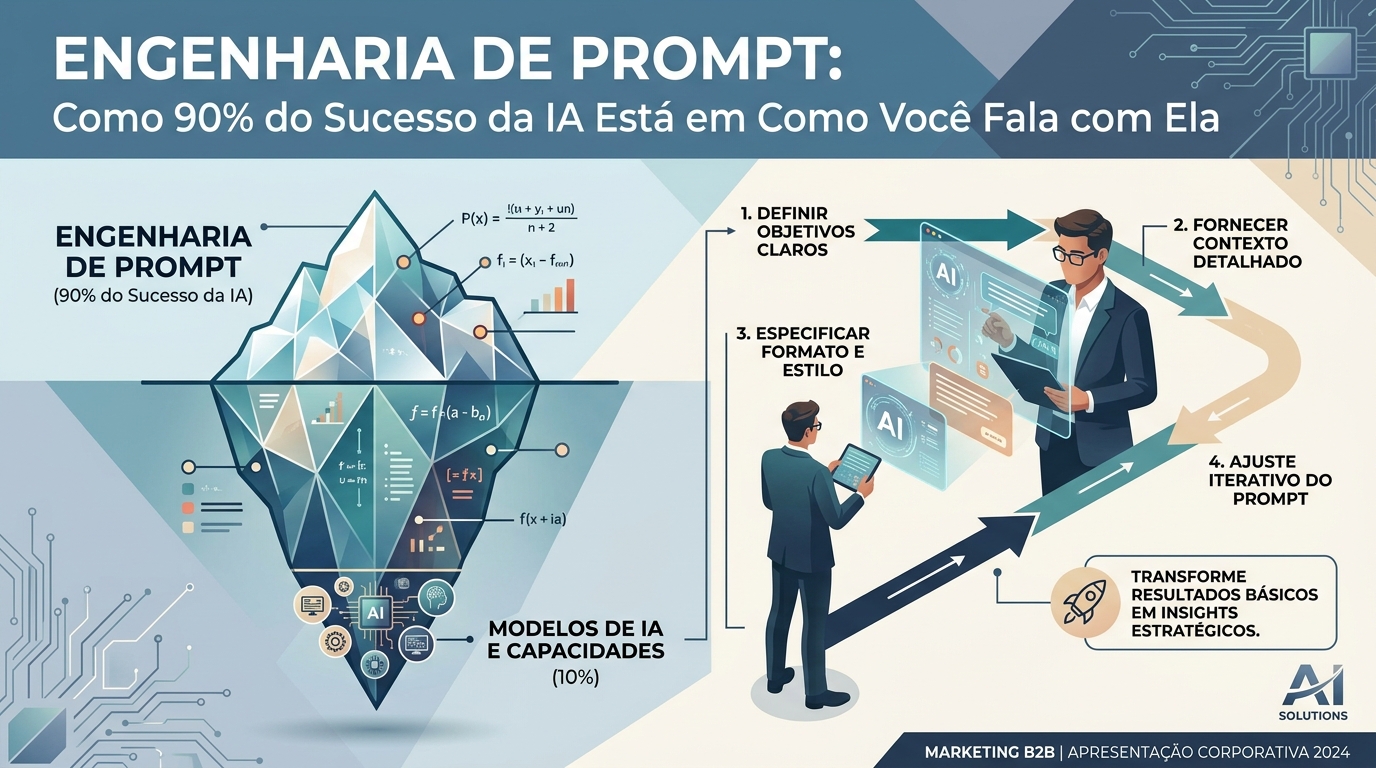 Prompt Engineering: Como 90% do Sucesso da IA Está em Como Você Fala com Ela